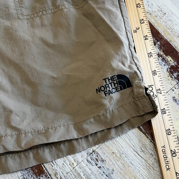 Men's The North Face Pull-On Adventure Shorts Small Khaki Stone Pockets - Picture 4 of 8